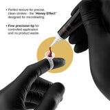 PhiBrows SUPER formula — Honey Effect texture and precision tip demonstration with Red