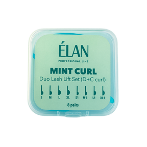 ÉLAN Lash Lift Silicone Pad Set MINT CURL D/C (8 Pairs) — 1