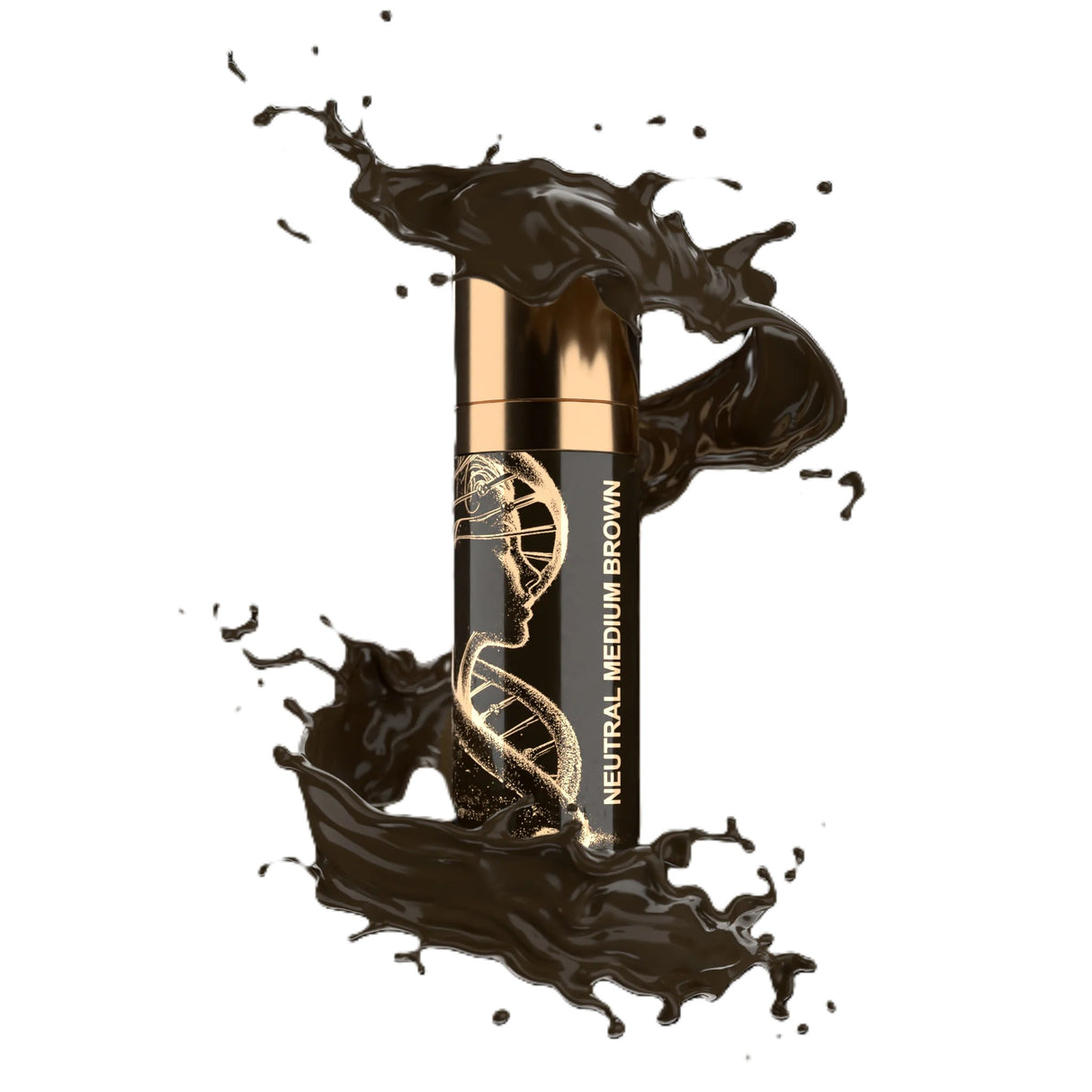 BROW DADDY × DNA Pigments Gold Collection Minerals Neutral Medium Brown 15ml - BVShop
