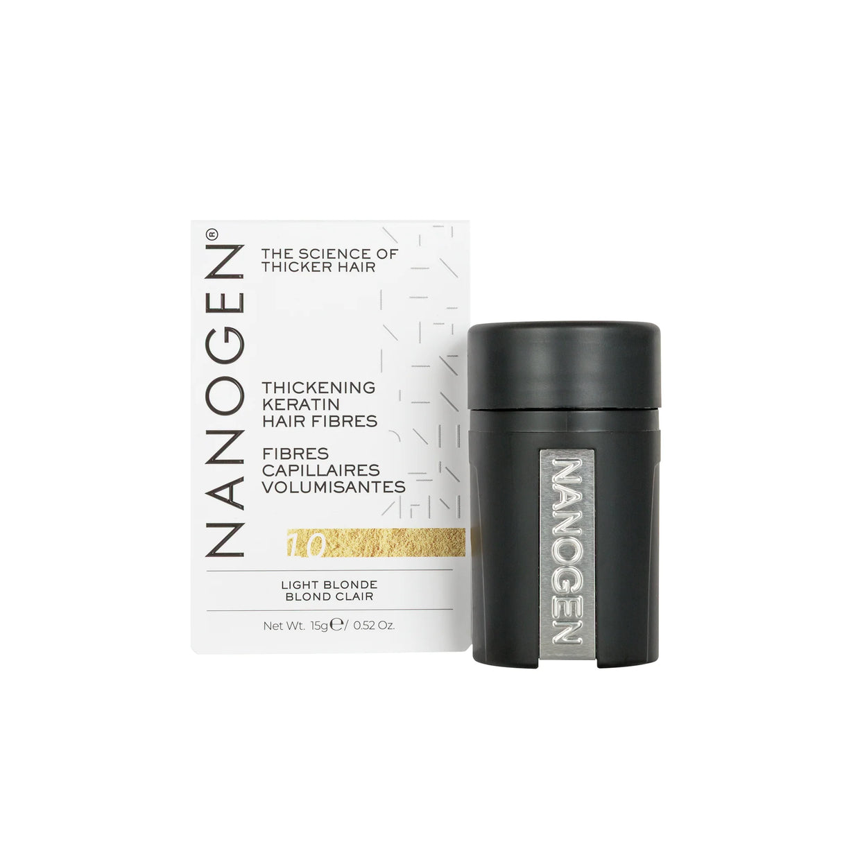 Nanogen włókna zagęszczające włosy jasny blond
