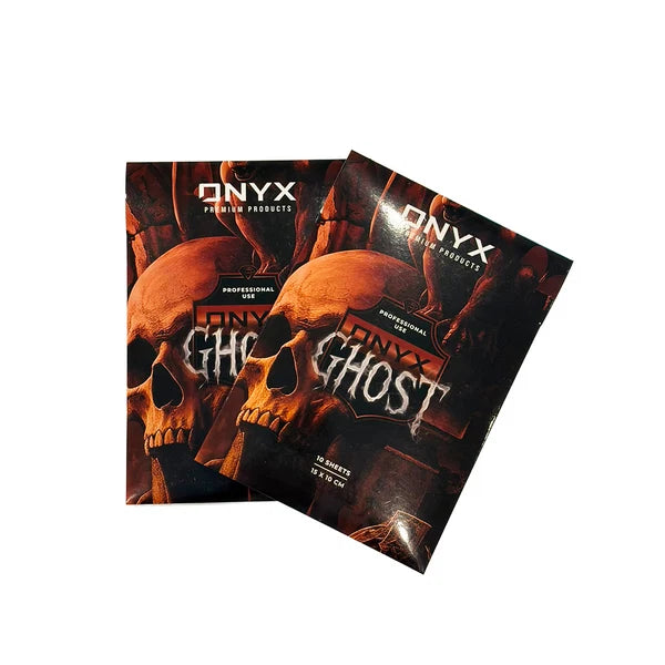 Onyx Ghost flexible matte second skin tattoo film 10 sheets 15 × 10cm