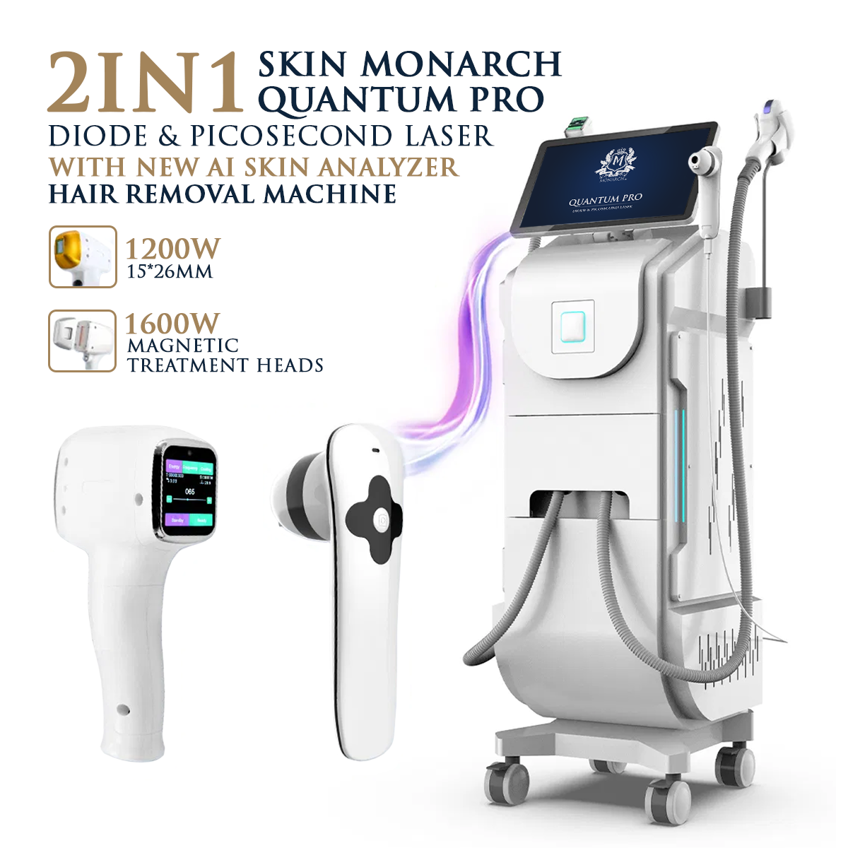 Skin Monarch Qantum Pro Laser diodowy i pikosekundowy 