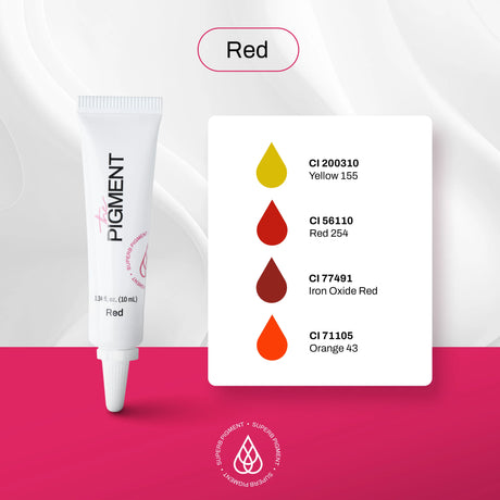The Pigment Microblading Red Pigment 10ml - BVShop