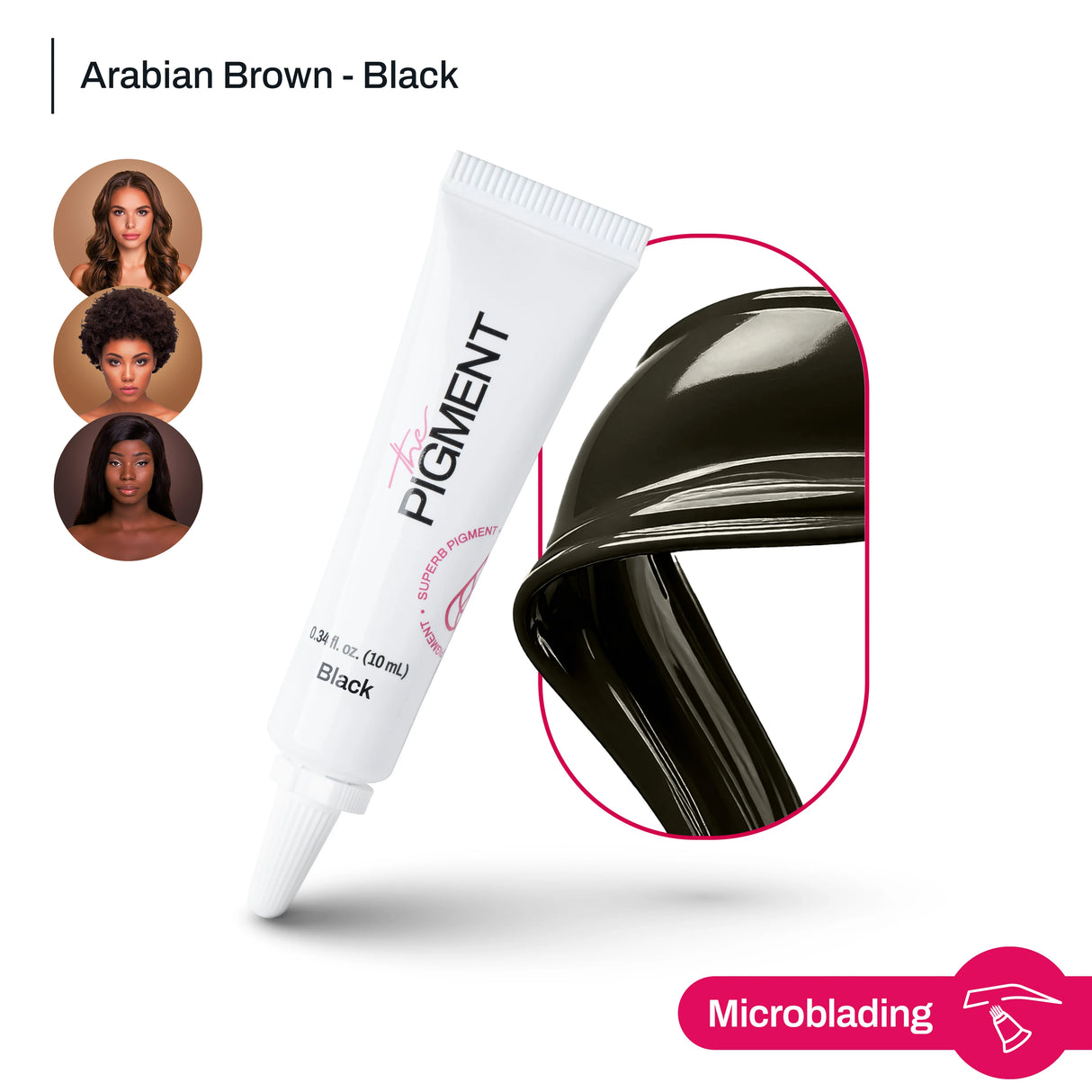 The Pigment Microblading Arabian Brown-Black Pigment 10ml - BVShop