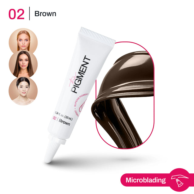 The Pigment Microblading Brown 2 Pigment 10ml - BVShop