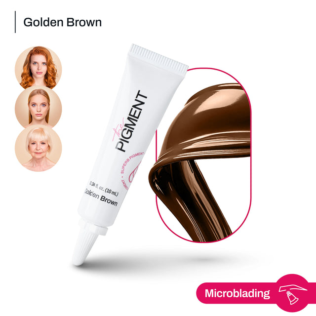 The Pigment Microblading Golden Brown Pigment 10ml - BVShop