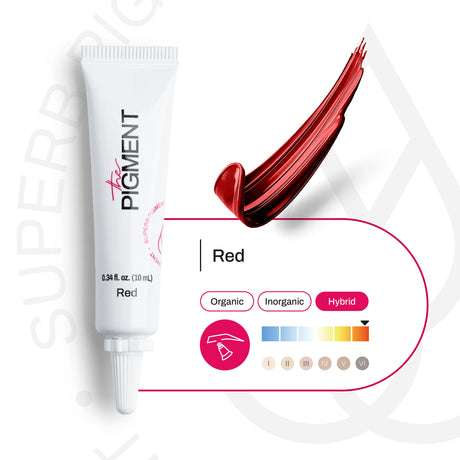 The Pigment Microblading Red Pigment 10ml - BVShop