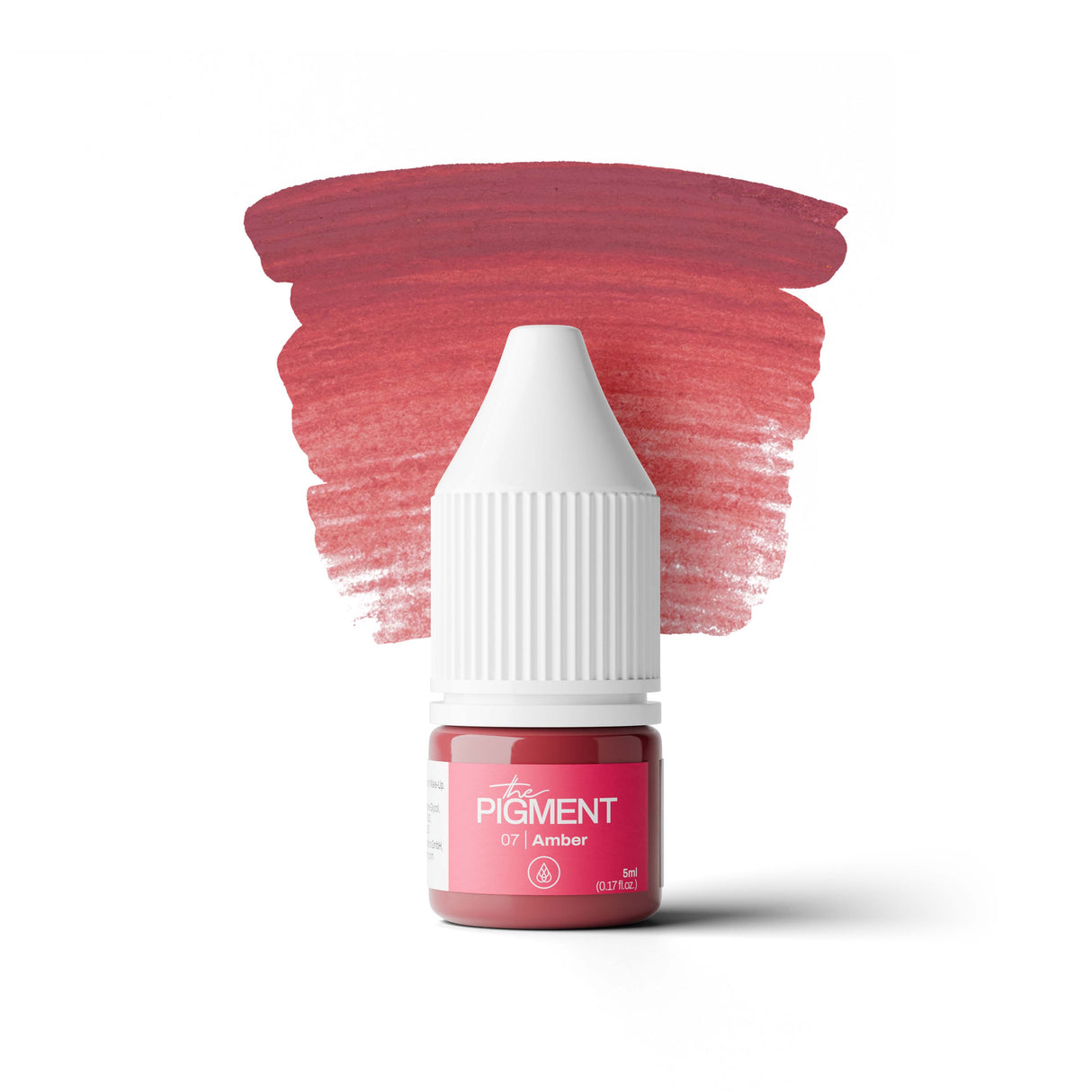 The Pigment 07 Amber 5ml lip PMU pigment bottle for artists