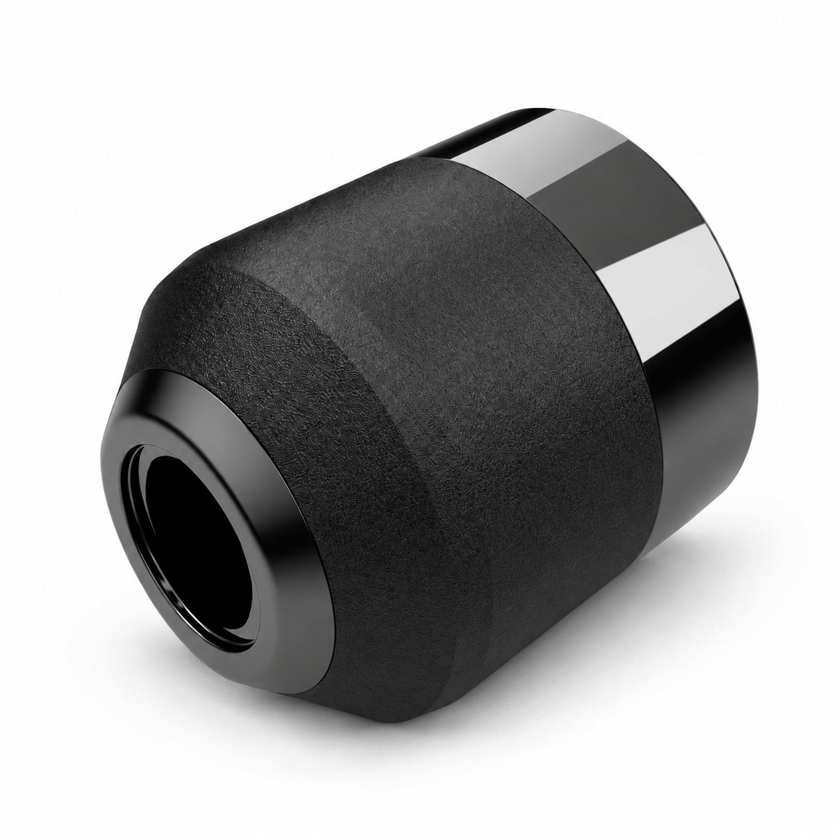 ACUS M1 Grip Jednorazowy Uchwyt Do Tatuażu Czarny 33mm — jeden uchwyt na białym tle