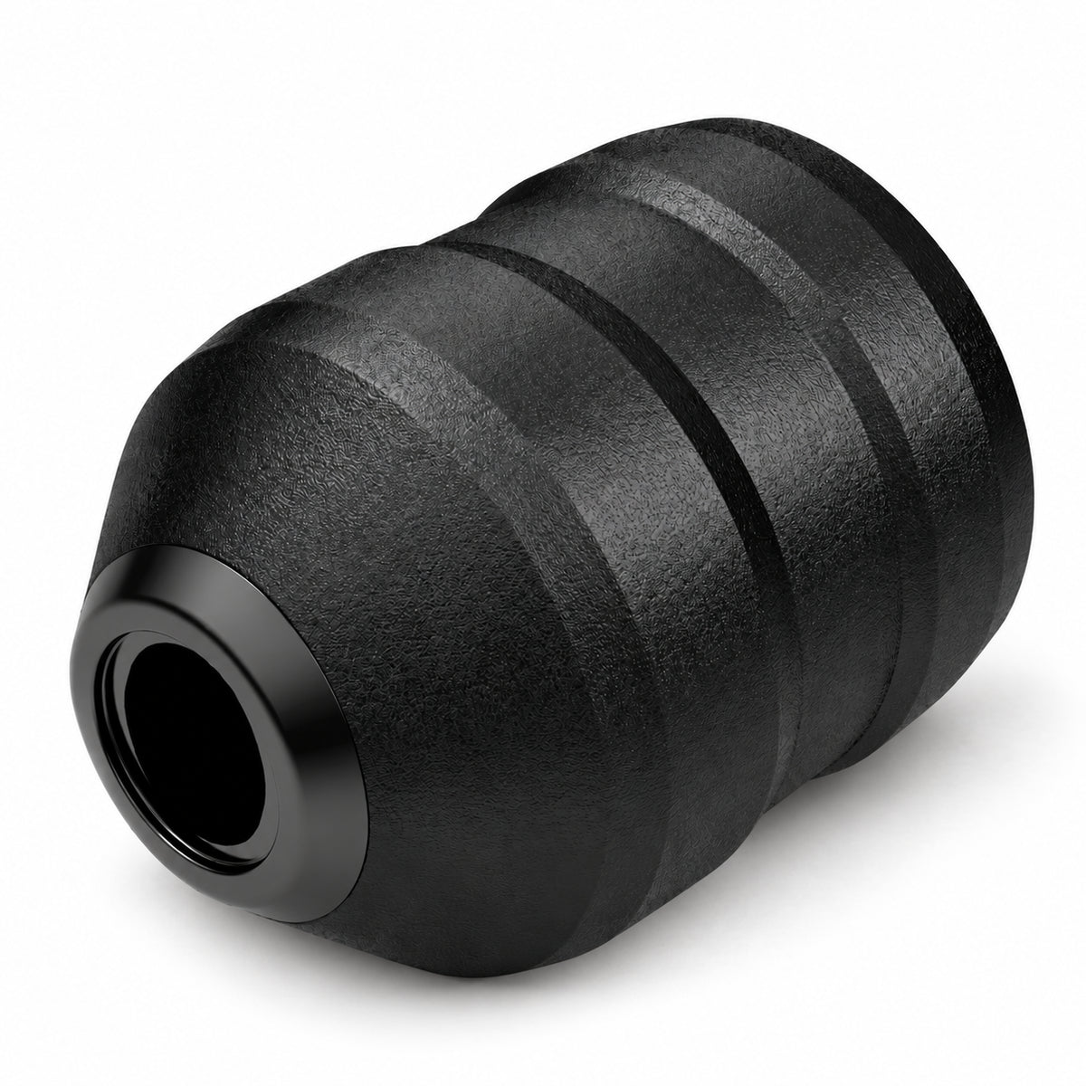 ACUS M1 Grip Plus Jednorazowy Uchwyt Do Tatuażu Czarny 40mm — jeden uchwyt na białym tle