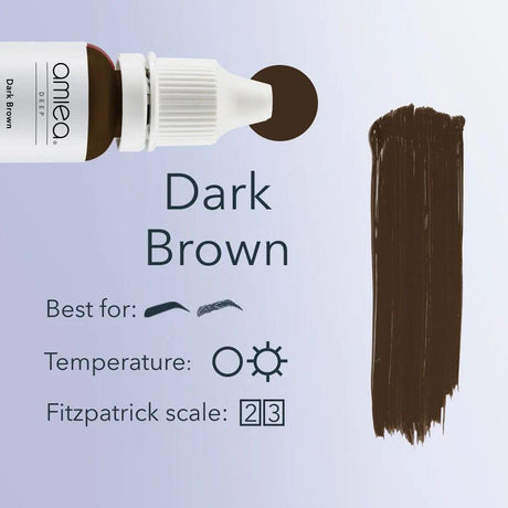 Amiea Deep Dark Brown Pigments 10ml - BVShop
