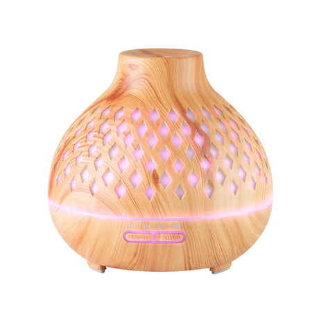 Aroma diffuser spa air humidifier 10 light wood 400ml + timer - BVShop