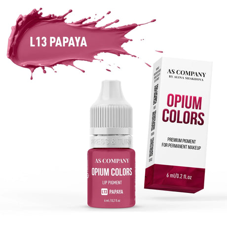 AS COMPANY Lip Set Opium Corols Hybrid/Organic 6pcs/6ml - BVShop