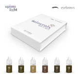 AS COMPANY Mineral Eyebrow Set (Opium Light) 6pcs/6ml - BVShop