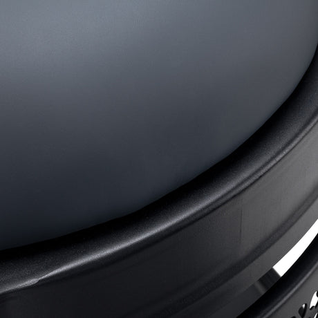 Barber chair Gabbiano Niccolo graphite buttonless - BVShop