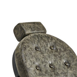 Barber chair President Old Leather Green - BVShop