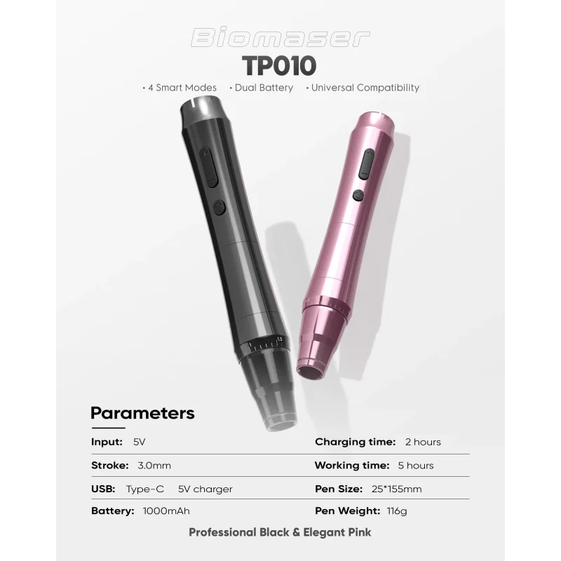 Bezprzewodowy zestaw machine pen Biomaser TP010