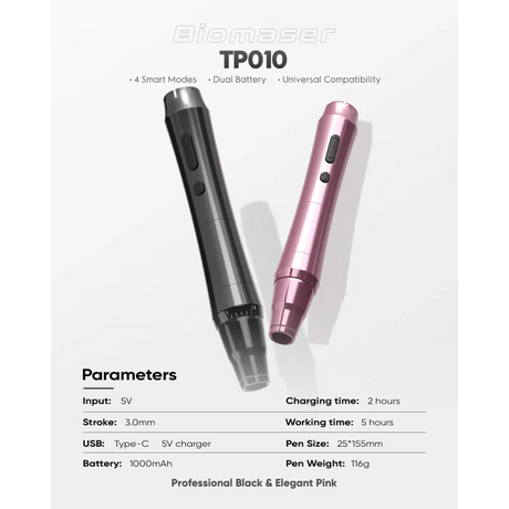 Bezprzewodowy zestaw machine pen Biomaser TP010