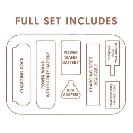 Bishop Power Wand Packer Tattoo PMU Machine Pen Full Set - BVShop