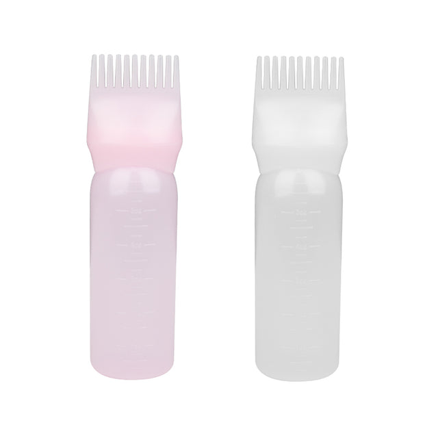 Bottle with a comb for applying mix color paints - BVShop