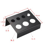 Black Metal Caps Holder 7 Holes - BVShop