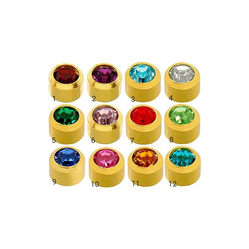 Caflon® MINI Sterile Colorful Earrings Gold Plated - BVShop