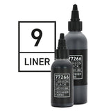 Carbon Black Tattoo Ink Liner 09 100ml - BVShop
