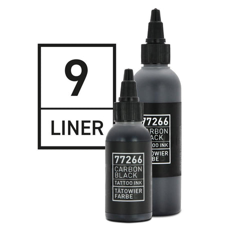 Carbon Black Tattoo Ink Liner 09 100ml - BVShop