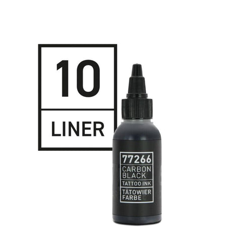 Carbon Black Tattoo Ink Liner 10 100ml - BVShop