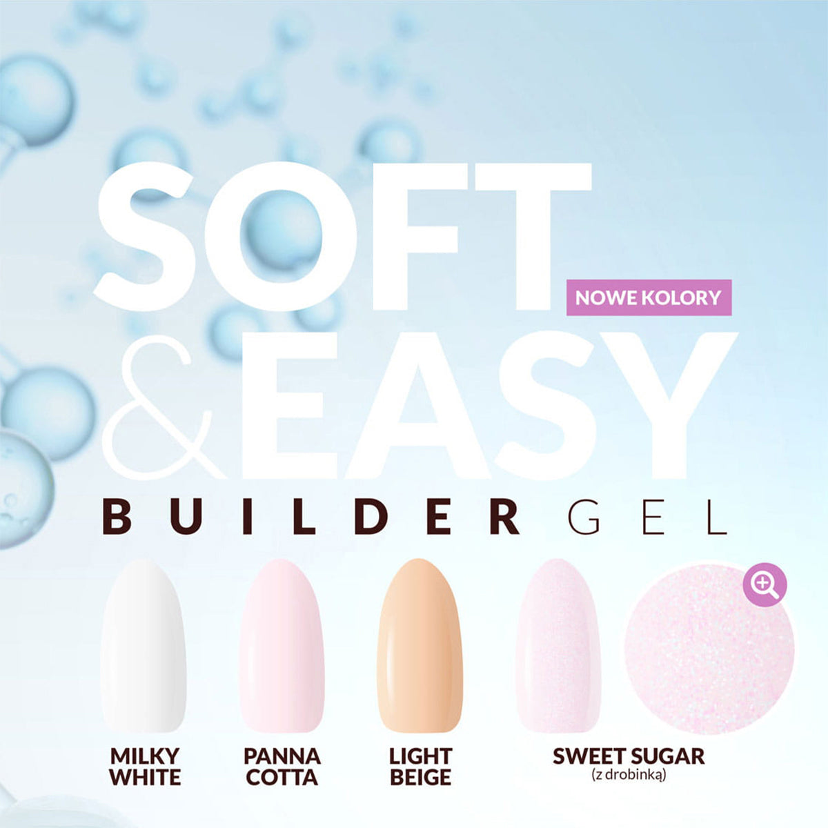 Claresa builder gel Soft&Easy gel milk white 12g - BVShop