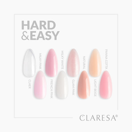 CLARESA HARD&EASY BUILDER GEL GLAM PINK 12g - BVShop