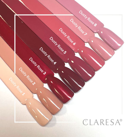 CLARESA Hybrid nail polish DUSTY ROSE 8 -5g - BVShop
