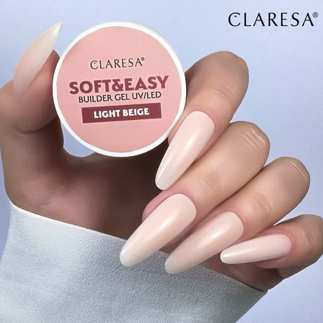 Claresa Soft&Easy building gel light beige 90g - BVShop