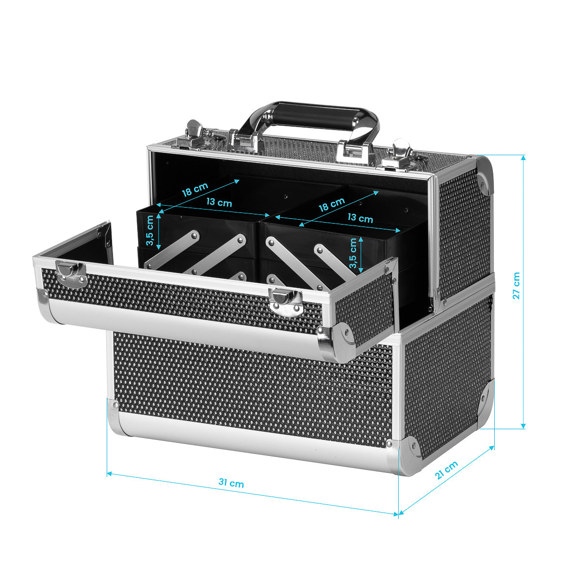 Cosmetic case 44 black - BVShop