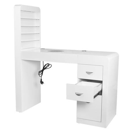 Cosmetic desk 310 white right - BVShop