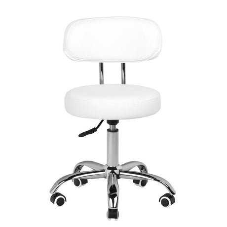 Cosmetic stool for pedicure a-007 white - BVShop