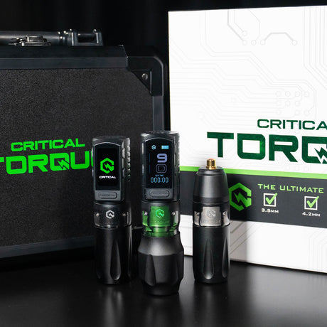 Critical Torque Wireless Tattoo Machine Ultimate Bundle 3.5 / 4.2 / 5.0mm - BVShop