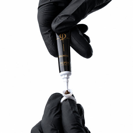 PhiBrows SUPER Microblading Pigment Collection 5x5ml — close-up of a pigment tube from the collection