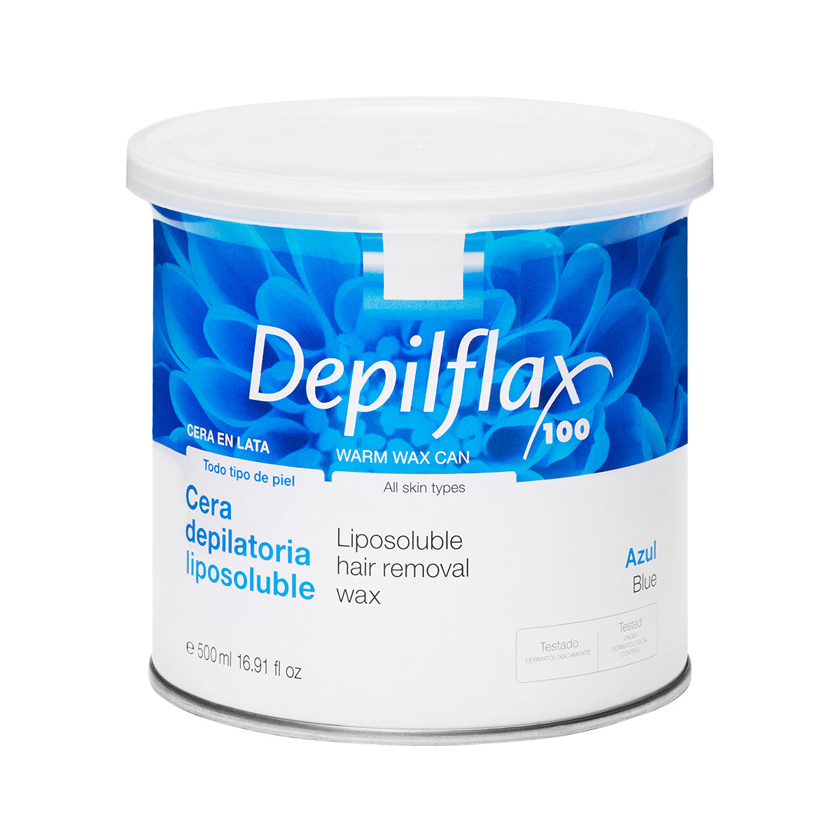 Depilflax depilatory wax can 500ml azulene - BVShop