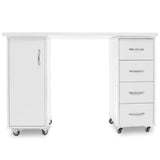 Desk 2027 white two cabinets - BVShop
