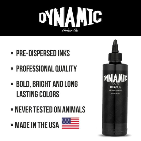 Dynamic BLKOUT Tattoo Pigment 240ml - BVShop