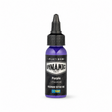 Butelka tuszu do tatuażu Dynamic Platinum Purple 30ml na białym tle z miękkim naturalnym cieniem