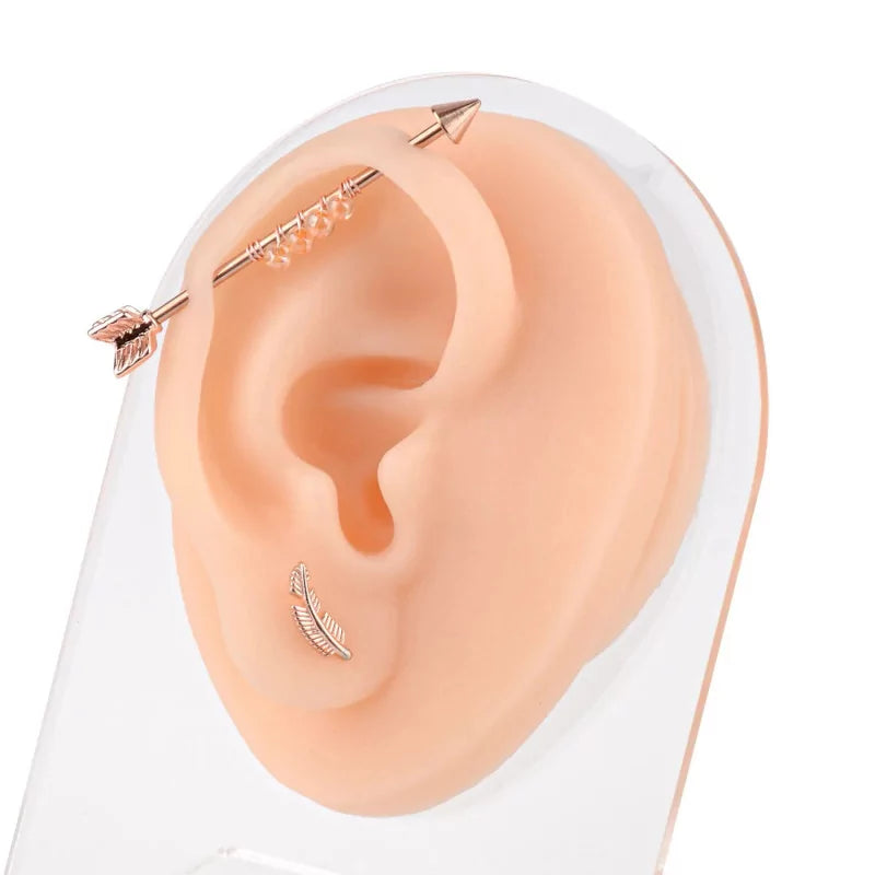 Ear Piercing Silicone Model