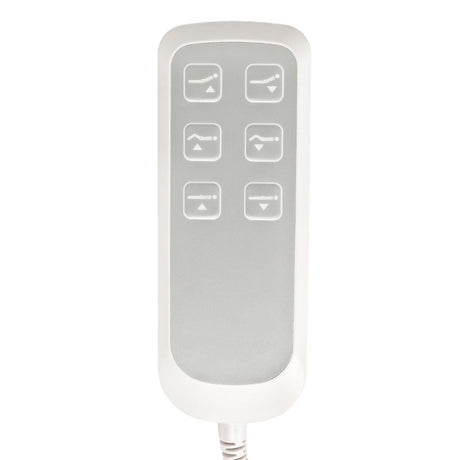 Electric cosmetic chair lux 273b + stool 304 white - BVShop