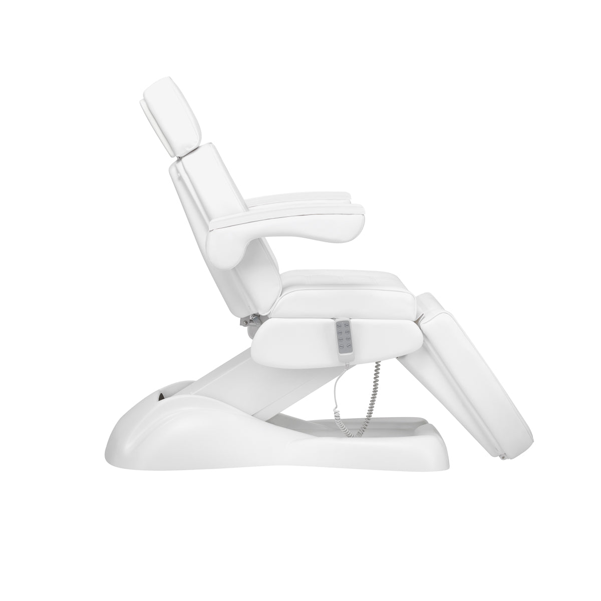 Electric cosmetic chair lux 4m white with a cradle - BVShop