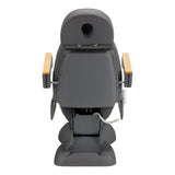 Electric cosmetic chair SILLON Lux 273b 3 actuators gray with gray base - BVShop