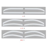 Eyebrow Template Stickers 6pcs - BVShop