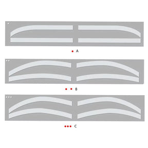 Eyebrow Template Stickers 6pcs - BVShop