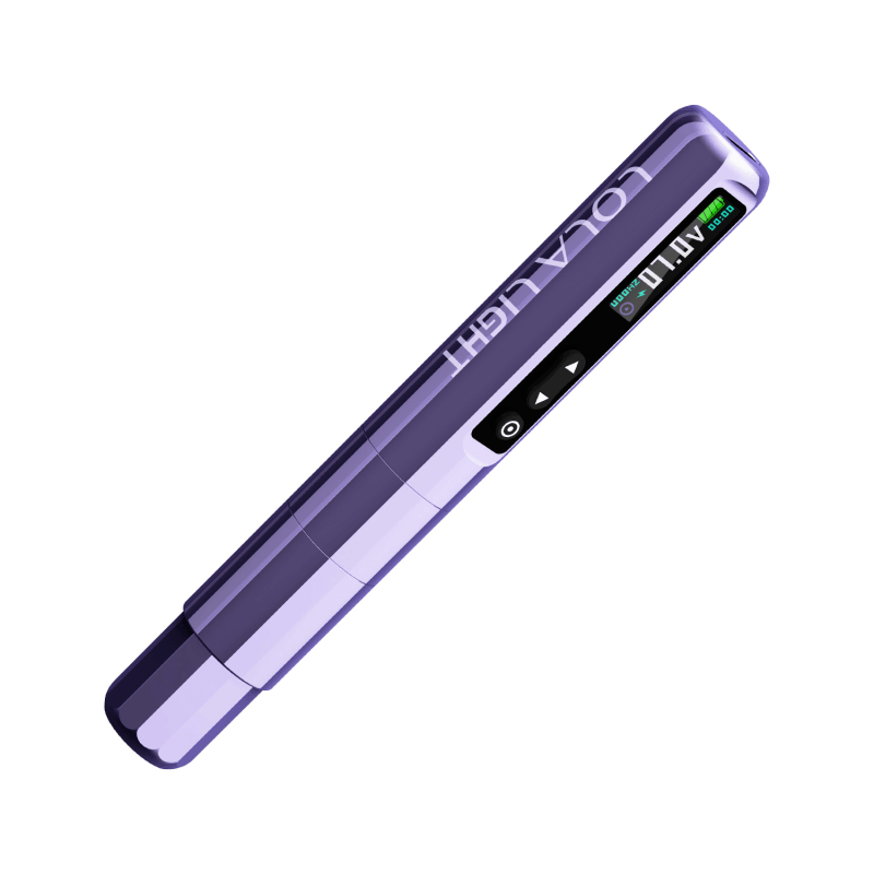 EZ Tattoo Lola Light Purple Wireless PMU Machine - BVShop