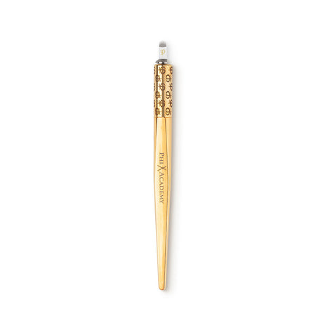 PhiBrows Universal Microblading Holder Gold — reusable microblading holder upright